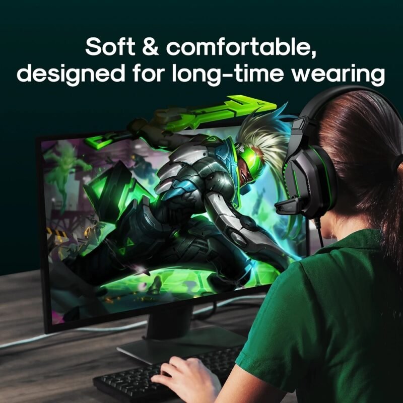 Premium Wired Gaming Headset with Luminous Design